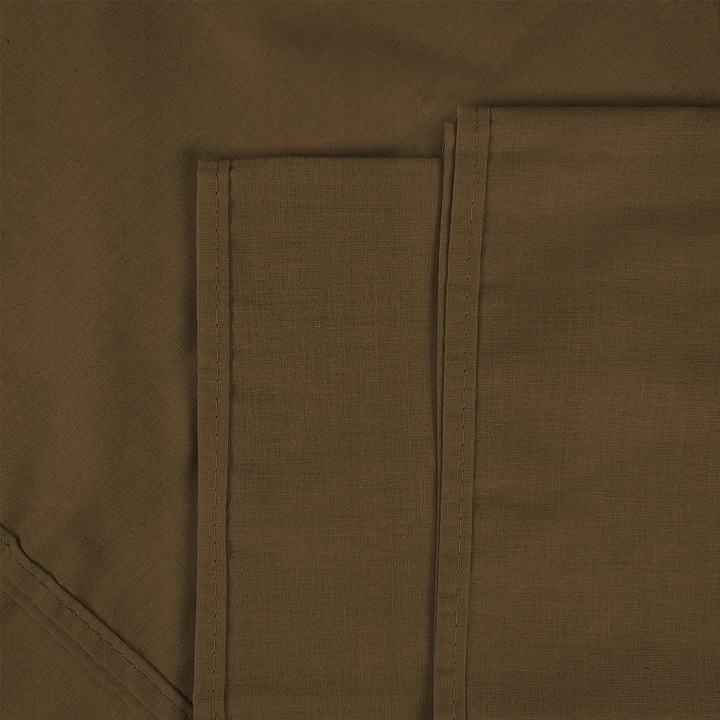 Prześcieradło BEZ GUMKI Bawełniane ODDYCHAJĄCE Miękkie Brązowe - obrazek 4