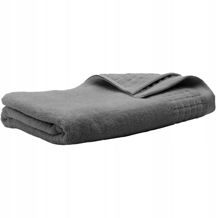 Ręcznik Kąpielowy Frotte Szybkoschnący Chłonny Mięsisty Szary - obrazek 3