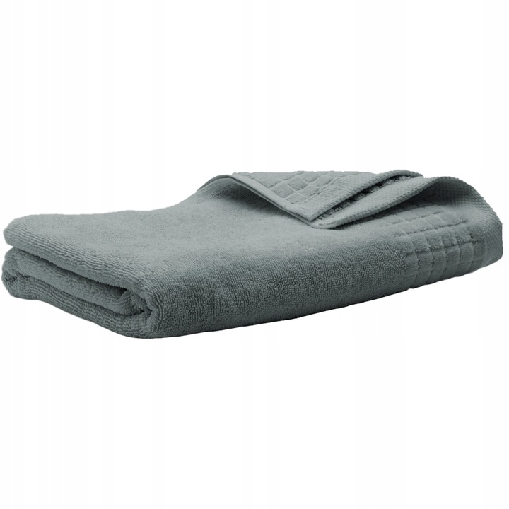 Ręcznik Kąpielowy Frotte Szybkoschnący Chłonny Mięsisty Jasny Szary - obrazek 3